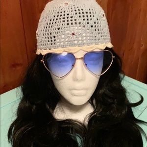 Vintage Beaded CrochetCap✨